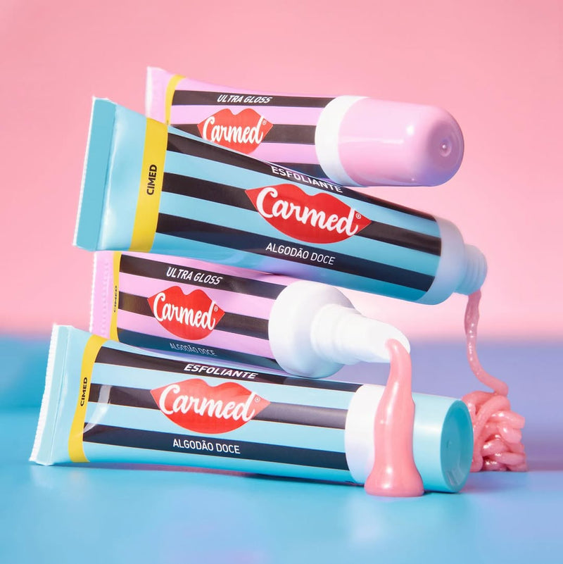 Carmed SOS Lábios Algodão Doce 10g