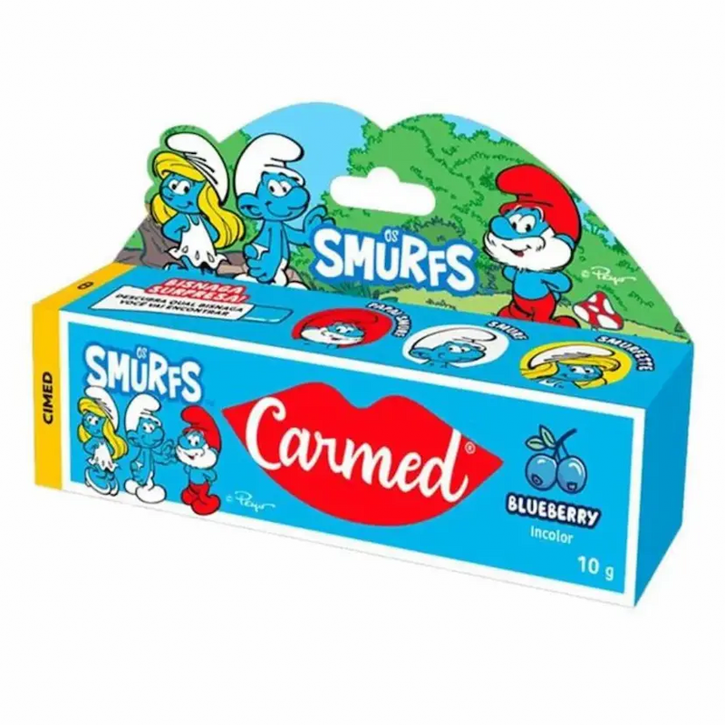 Carmed Smurfs Blueberry Incolor 10g